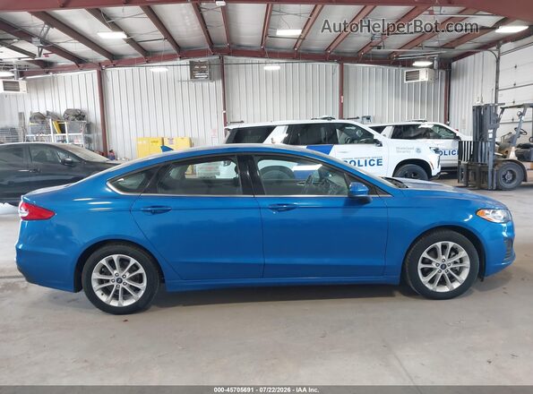 3FA6P0LU6LR224288 2020 FORD FUSION Blue 