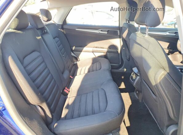 3FA6P0LU7GR123833 2016 FORD FUSION Blue უკანა სავარძლების ხედი