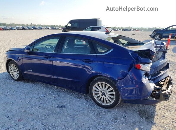 3FA6P0LU7GR123833 2016 FORD FUSION Blue უკანა მარცხენა