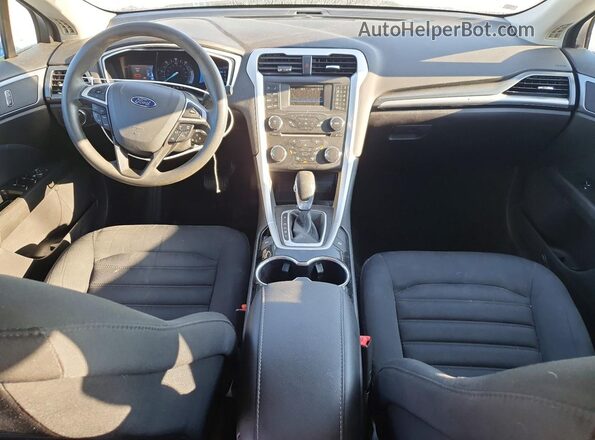 3FA6P0LU7GR123833 2016 FORD FUSION Blue წინა პანელის ხედი
