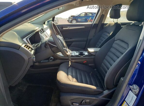 3FA6P0LU7GR123833 2016 FORD FUSION Blue წინა სალონის ხედი