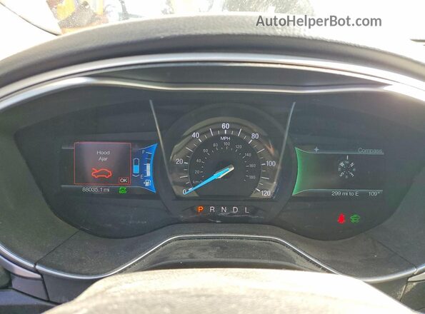 3FA6P0LU7GR145671 2016 FORD FUSION Red Widok zestawu wskaźników