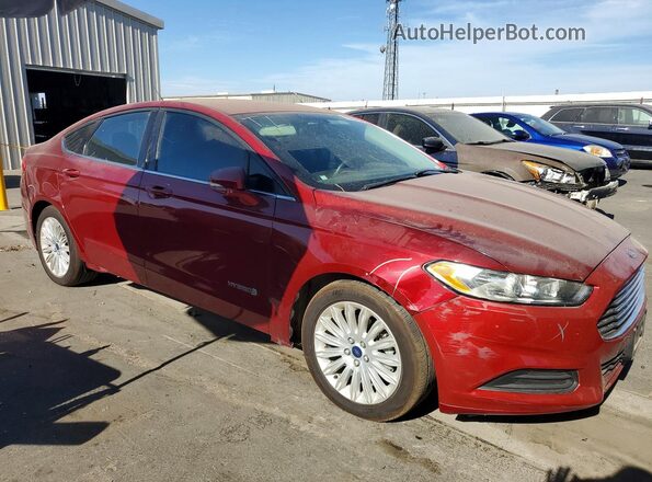 3FA6P0LU7GR145671 2016 FORD FUSION Red Przód prawy