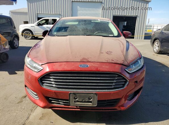 3FA6P0LU7GR145671 2016 FORD FUSION Red Widok z przodu