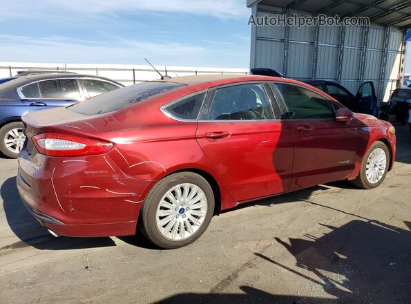 3FA6P0LU7GR145671 2016 FORD FUSION Red Tył prawy
