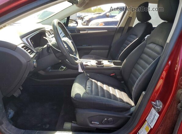 3FA6P0LU7GR145671 2016 FORD FUSION Red Widok wnętrza z przodu