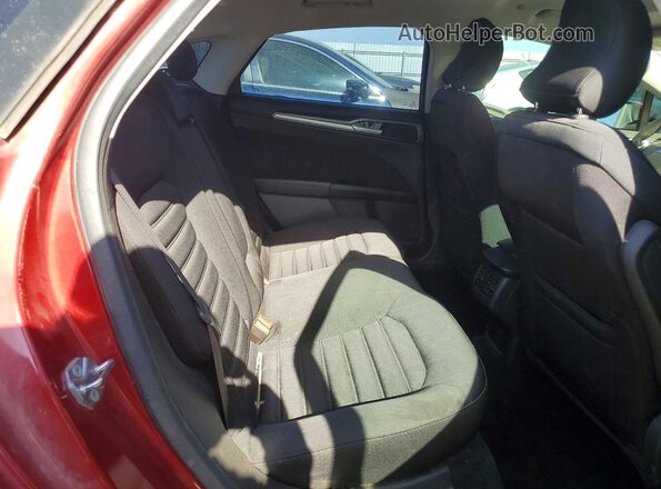 3FA6P0LU7GR145671 2016 FORD FUSION Red Widok tylnych siedzeń