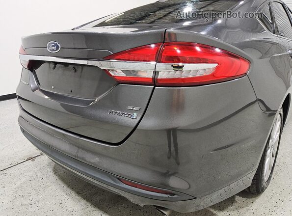 3FA6P0LU7HR358606 2017 FORD FUSION Gray 