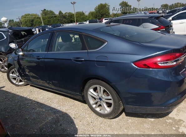 3FA6P0LU7JR268975 2018 FORD FUSION HYBRID Blue 360 interior view