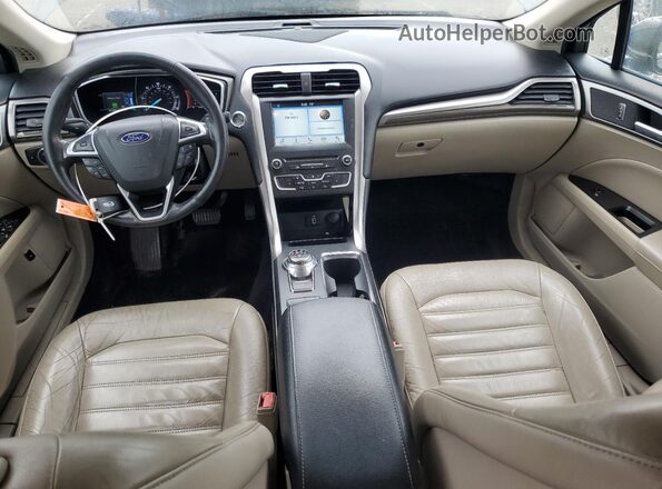 3FA6P0LU8HR120814 2017 FORD FUSION Gray წინა პანელის ხედი
