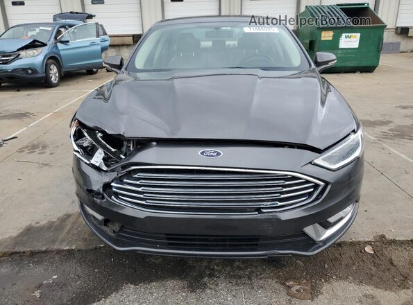 3FA6P0LU8HR120814 2017 FORD FUSION Gray წინა ხედი