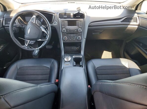 3FA6P0LU9JR155674 2018 FORD FUSION White Widok deski rozdzielczej
