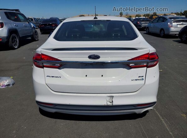 3FA6P0LU9JR155674 2018 FORD FUSION White Widok z tyłu
