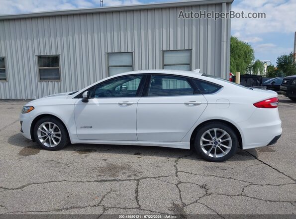3FA6P0LU9KR100434 2019 FORD FUSION HYBRID Белый 