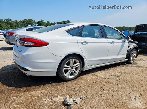 3FA6P0LUXJR117354 2018 FORD FUSION White Tył prawy