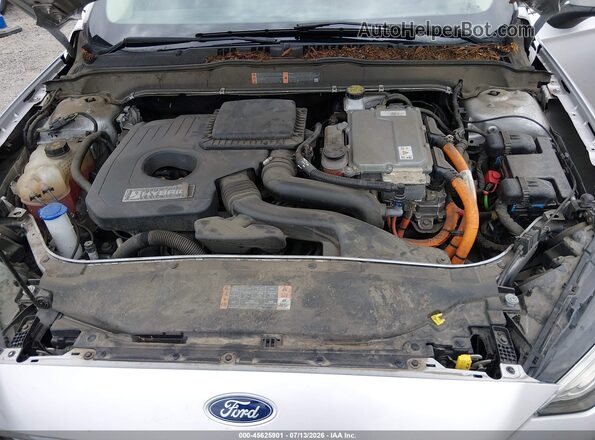 3FA6P0LUXKR274657 2019 FORD FUSION HYBRID Silver Widok z tyłu
