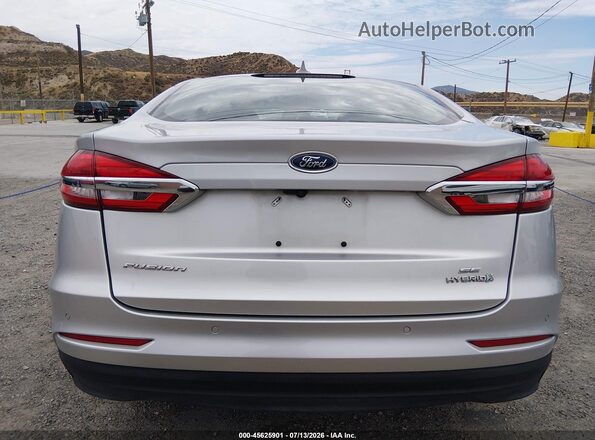3FA6P0LUXKR274657 2019 FORD FUSION HYBRID Silver 