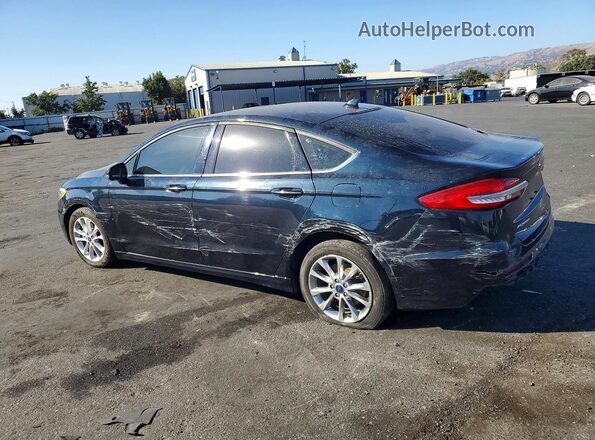 3FA6P0MU1LR127112 2020 FORD FUSION Black Tył lewy