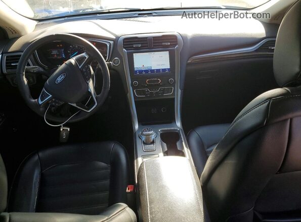 3FA6P0MU1LR127112 2020 FORD FUSION Black Widok deski rozdzielczej