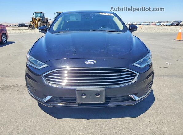 3FA6P0MU7LR139345 2020 FORD FUSION Black Widok z przodu