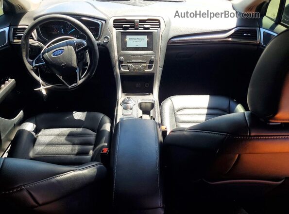 3FA6P0MU7LR139345 2020 FORD FUSION Black Widok deski rozdzielczej
