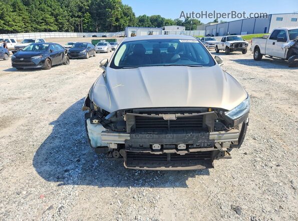 3FA6P0PU2GR195968 2016 FORD FUSION Бежевый Вид спереди