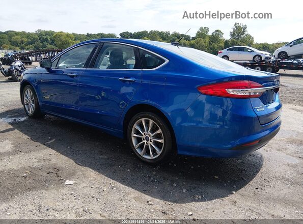 3FA6P0PU5JR273621 2018 FORD FUSION ENERGI Blue Հետևի ձախ