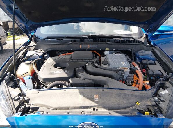 3FA6P0PU5JR273621 2018 FORD FUSION ENERGI Blue Հետևի տեսք