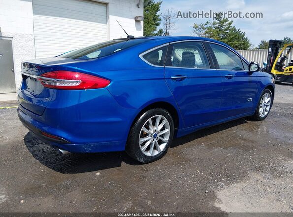 3FA6P0PU5JR273621 2018 FORD FUSION ENERGI Blue Հետևի աջ