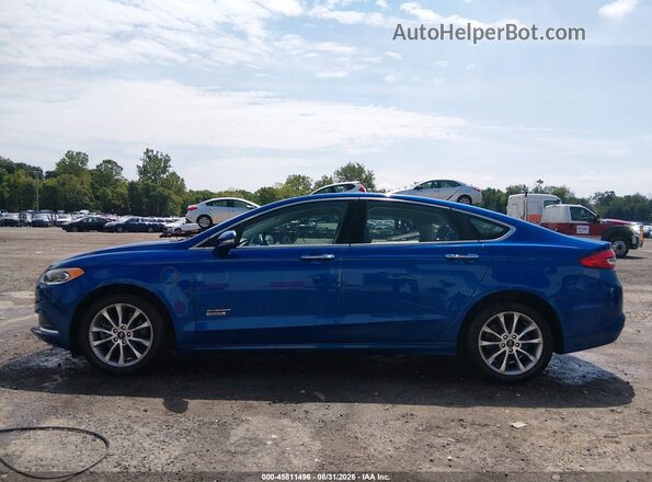 3FA6P0PU5JR273621 2018 FORD FUSION ENERGI Blue Սալոնի 360 աստիճան տեսք