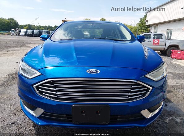 3FA6P0PU5JR273621 2018 FORD FUSION ENERGI Blue Սարքավորումների վահանակի տեսք
