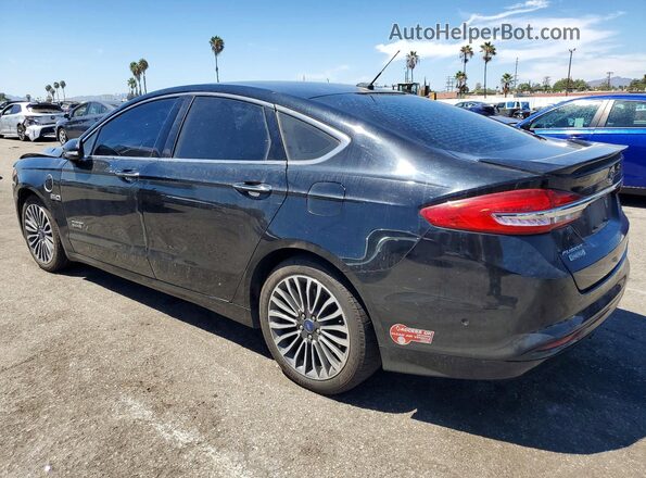 3FA6P0SU2JR110416 2018 FORD FUSION Black Հետևի ձախ