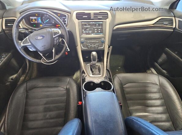 3FA6P0T90GR335940 2016 FORD FUSION Blue Vista del salpicadero