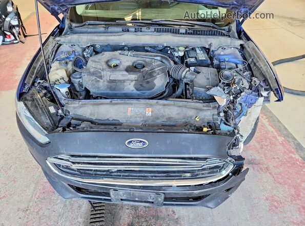 3FA6P0T90GR335940 2016 FORD FUSION Blue Vista interior trasera