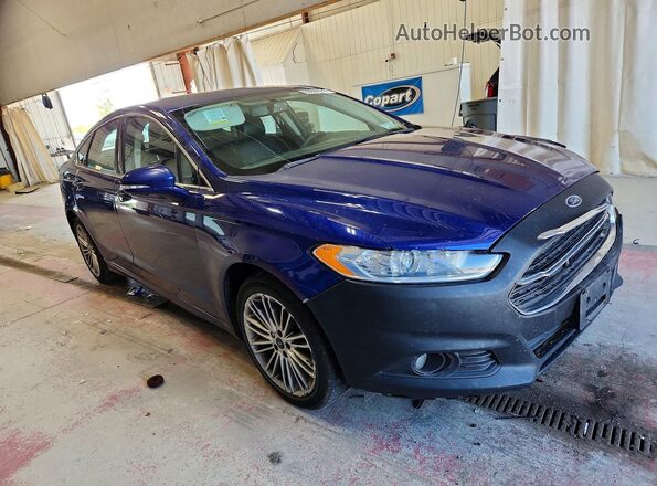 3FA6P0T90GR335940 2016 FORD FUSION Blue Delantero derecho
