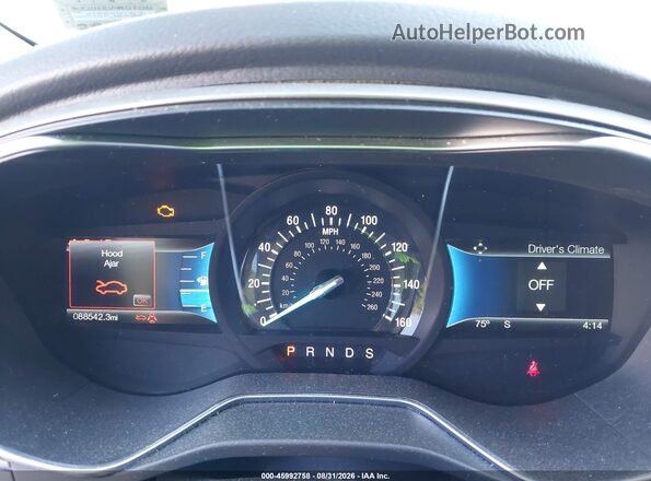 3FA6P0T93GR181370 2016 FORD FUSION Blue Vista de los asientos traseros