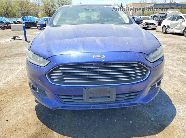 3FA6P0T93GR341487 2016 FORD FUSION Blue Դիմացի տեսք