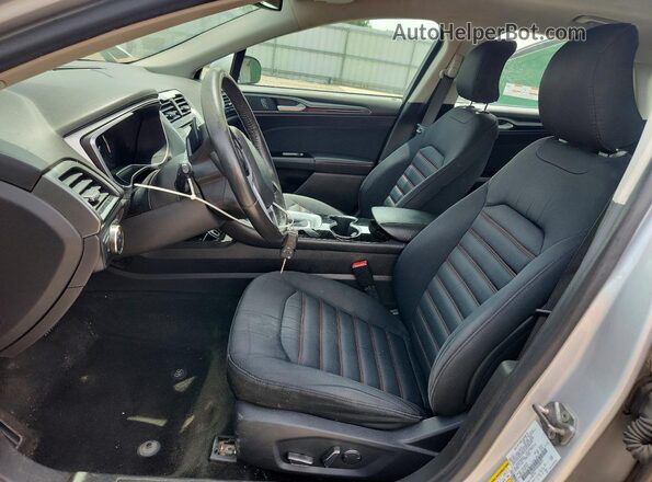 3FA6P0T94GR308322 2016 FORD FUSION Silver Widok wnętrza z przodu