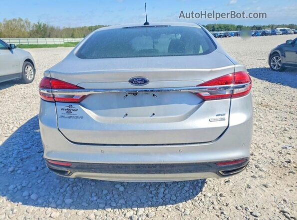 3FA6P0T94HR165907 2017 FORD FUSION Silver Вид ззаду