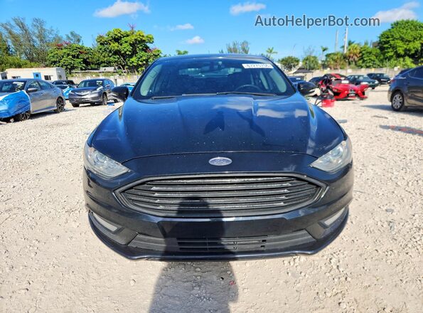 3FA6P0T95HR139719 2017 FORD FUSION Черный Вид спереди