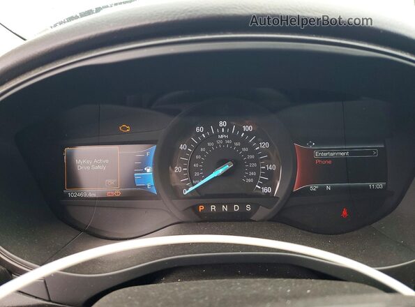 3FA6P0T96JR126029 2018 FORD FUSION Charcoal Vista del cuadro de instrumentos