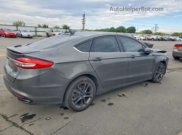 3FA6P0T96JR126029 2018 FORD FUSION Charcoal Trasero derecho