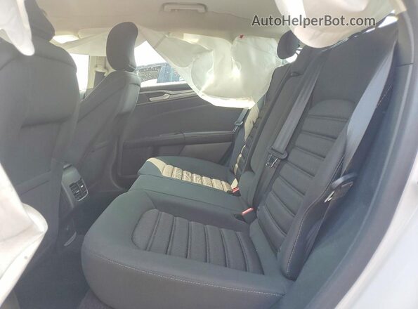 3FA6P0T97KR147585 2019 FORD FUSION Белый Вид задних сидений
