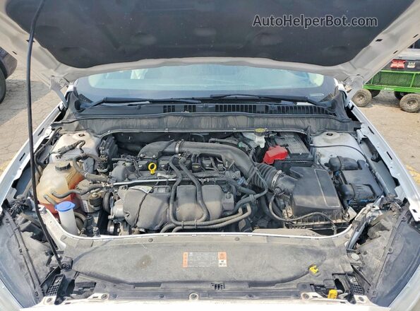 3FA6P0T97KR147585 2019 FORD FUSION Белый Вид задней части салона