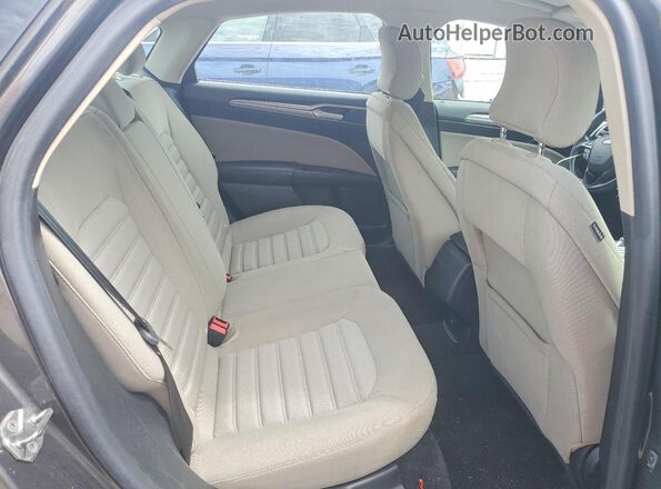 3FA6P0UU0JR100495 2018 FORD FUSION Серый Вид задних сидений