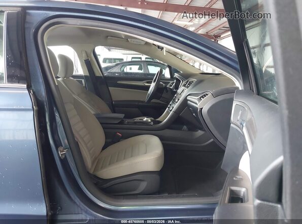 3FA6P0UU4JR282041 2018 FORD FUSION HYBRID Blue Սալոնի դիմացի տեսք