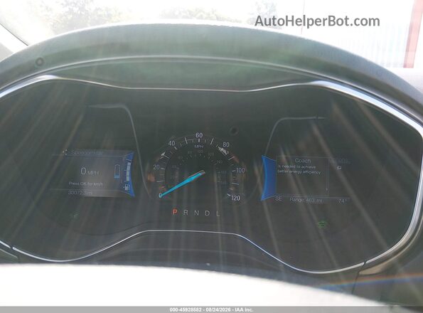 3FA6P0UU8JR254615 2018 FORD FUSION HYBRID White Vista de los asientos traseros