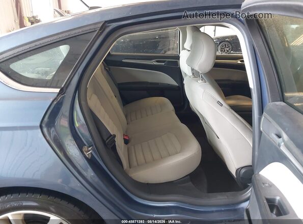 3FA6P0UU9JR261640 2018 FORD FUSION HYBRID Blue Vista de la etiqueta del VIN
