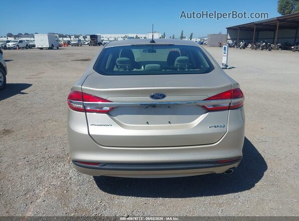 3FA6P0UUXJR122164 2018 FORD FUSION HYBRID Gold 