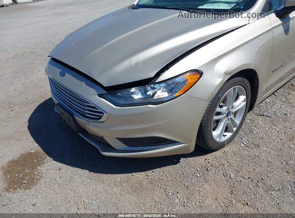3FA6P0UUXJR122164 2018 FORD FUSION HYBRID Gold 